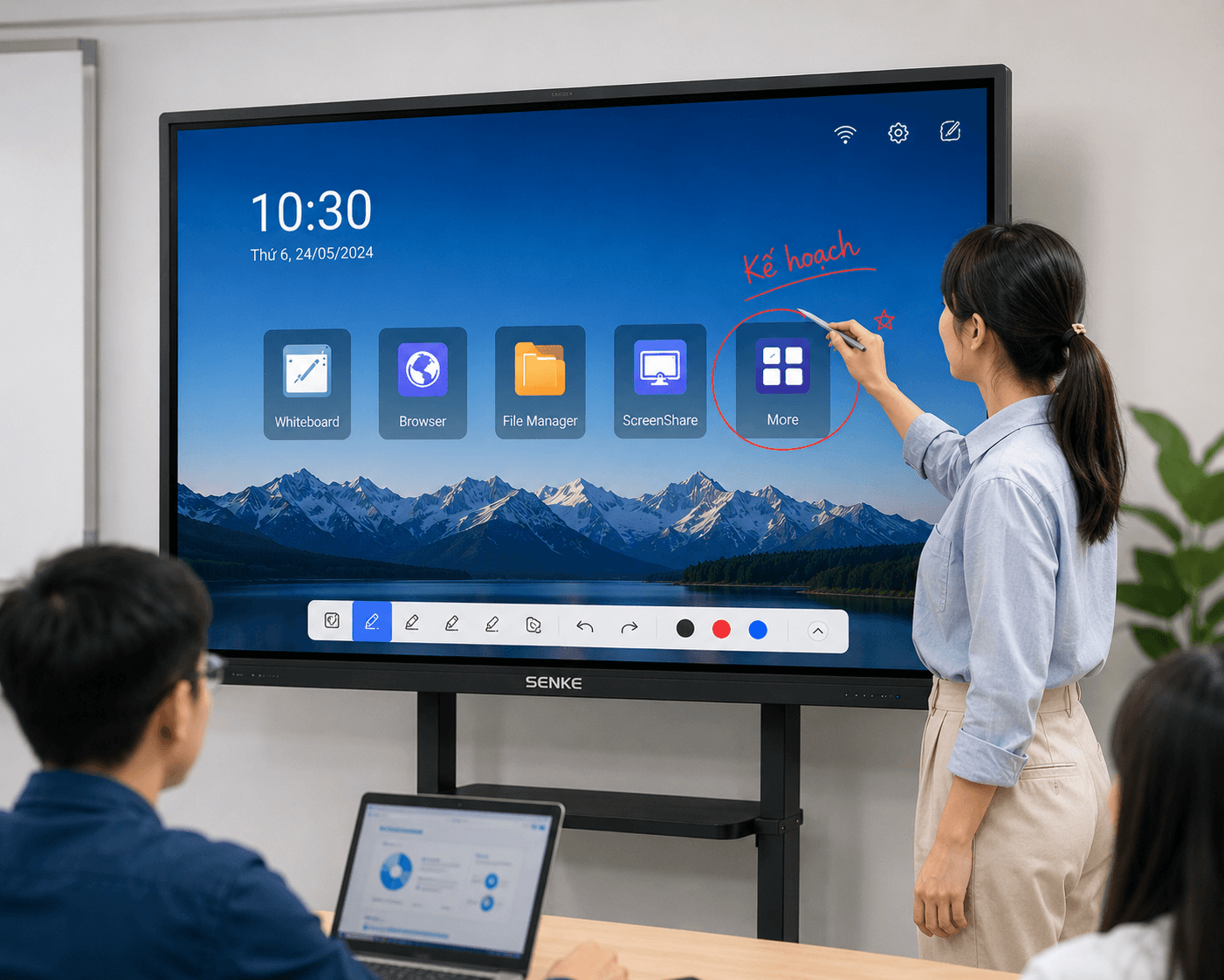 Màn hình tương tác 75 inch | Senke 75GBH1