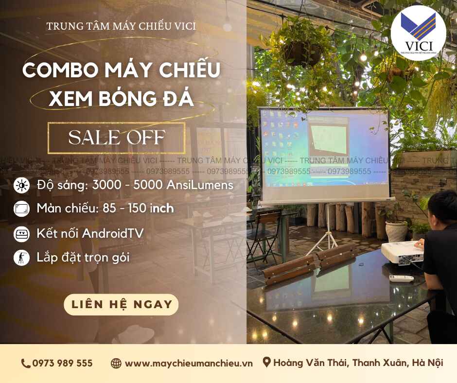 Máy chiếu xem Euro 2024