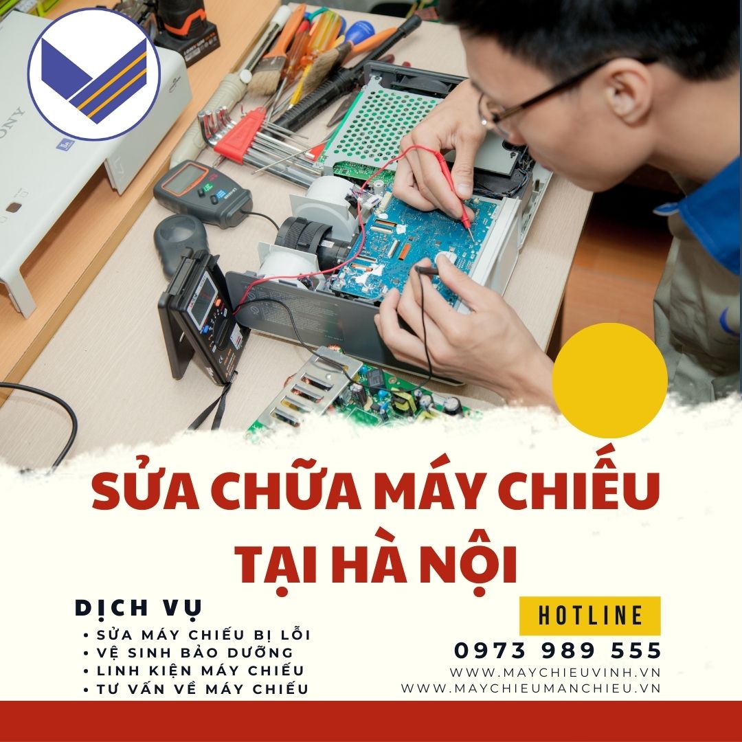 Dịch vụ sửa chữa máy chiếu lớp học