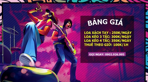 CHO THUÊ LOA KẸO KÉO TÂN BÌNH GIÁ RẺ - LOA HAY