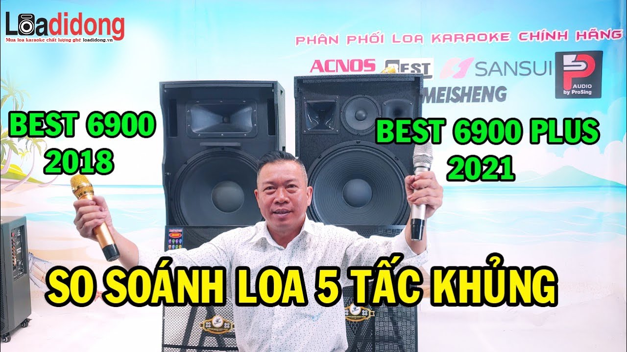 SO SÁNH Loa kéo Best 6900 và Best 6900 Plus loa nào tốt hơn?