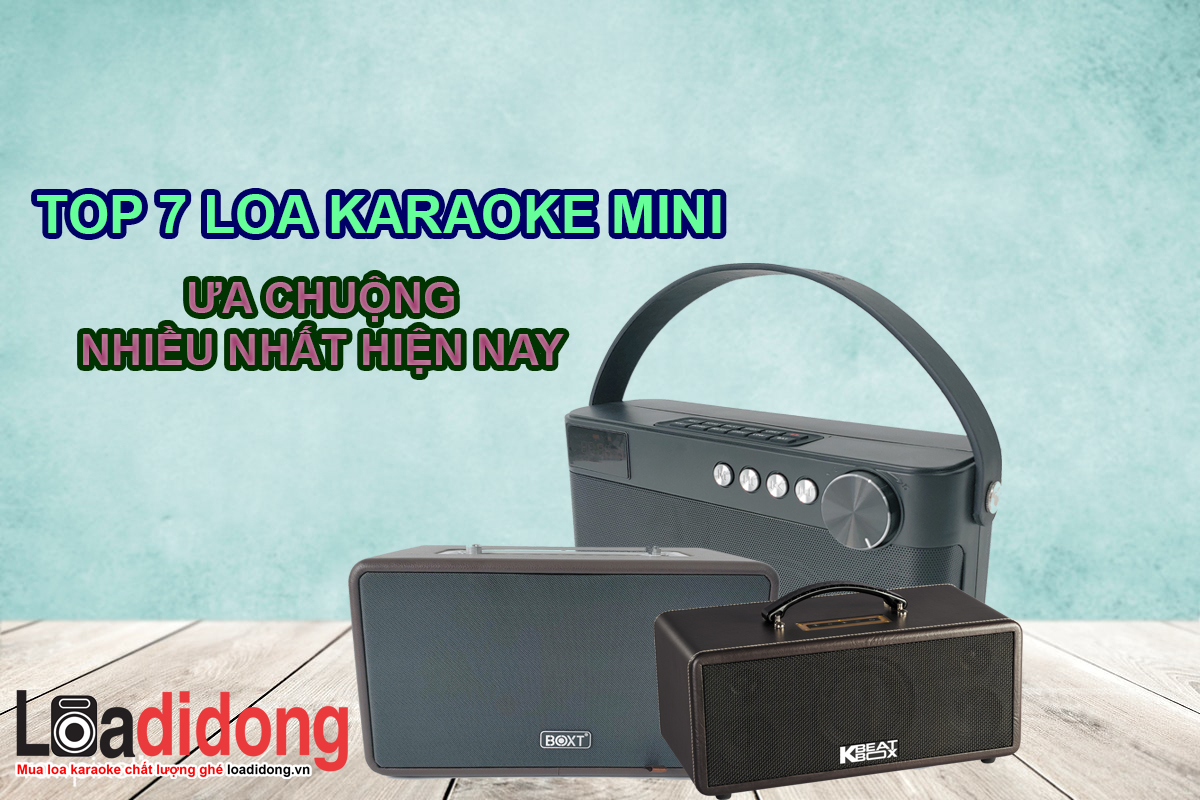 Top 7 loa karaoke mini xách tay hay nhất được ưa chuộng cao