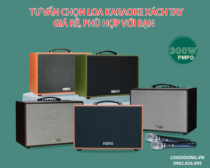 Tư vấn chọn loa karaoke xách tay giá rẻ, phù hợp với bạn?