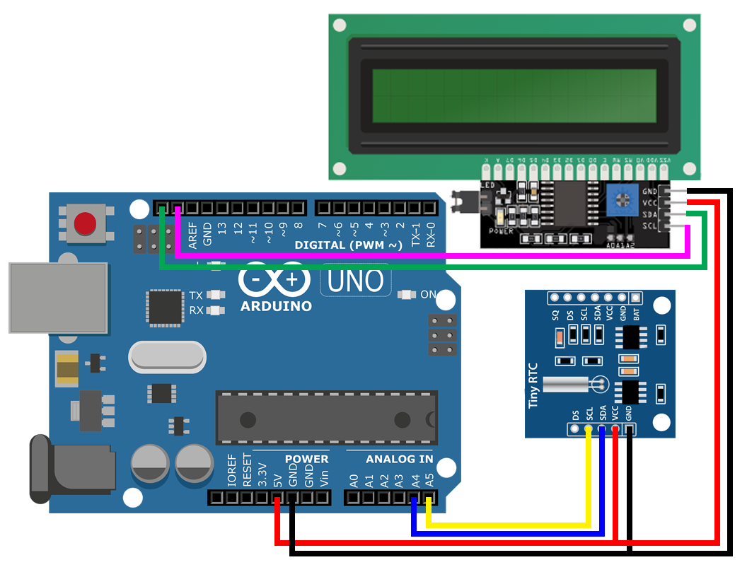 thoi-gian-thuc-ds1307-hien-thi-len-lcd1602-giao-tiep-bang-i2c-su-dung-arduino