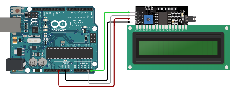 giao tiep i2c lcd 16x2