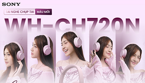 Sony tung thêm màu mới cho tai nghe WH-CH520 và WH-CH720N