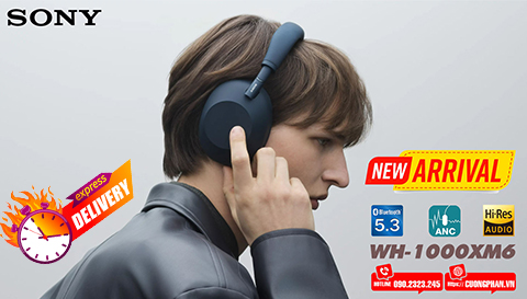 Sony WH-1000XM6 đã chính thức xuất hiện. Quá nhiều nổi bật