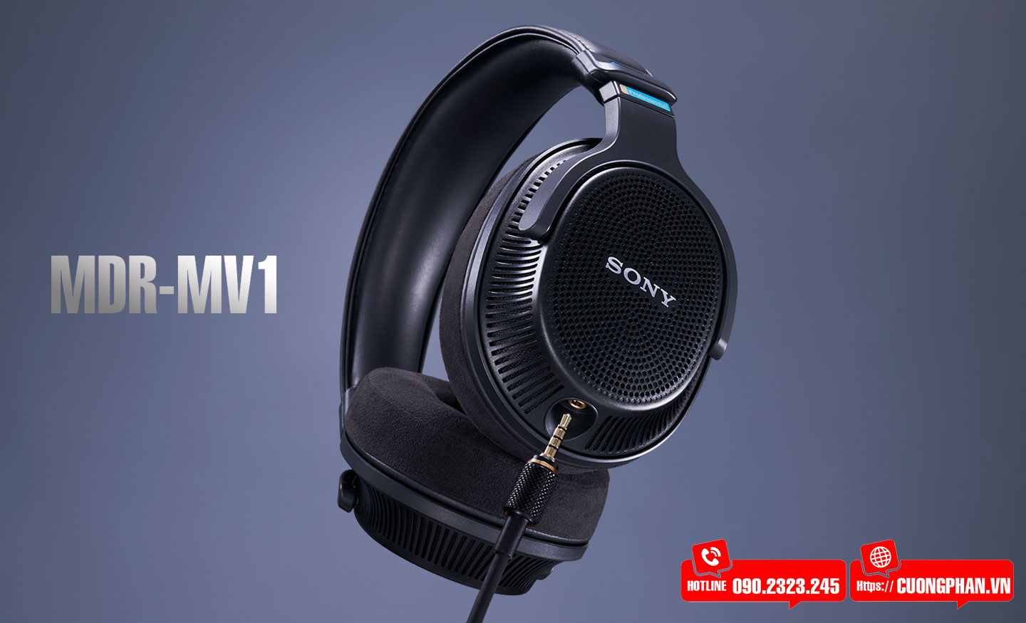 Tai Nghe Kiểm Âm Mở Sony MDR-MV1 chính hãng