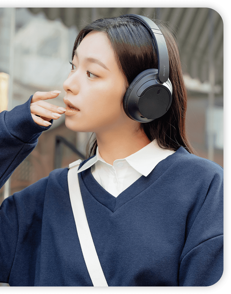 Tai Nghe Chụp Tai Bluetooth Chống Ồn Chủ Động Sony WH-CH720N đeo thoải mái suốt cả ngày