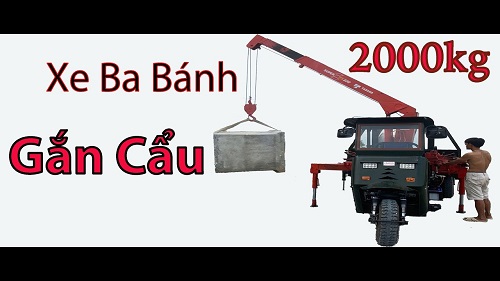 Xe ba bánh máy dầu có sức tải lớn