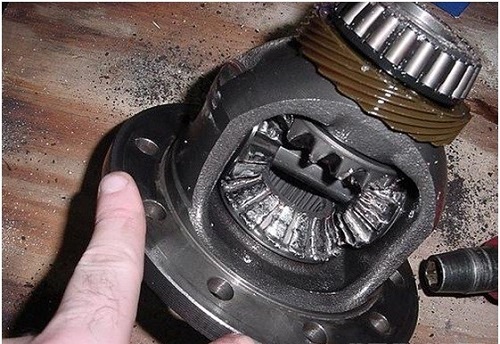 Các bánh răng bị mẻ hoặc bị ăn mòn