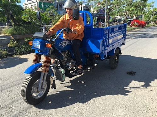Xe ba bánh chạy 1 đoạn là chết máy