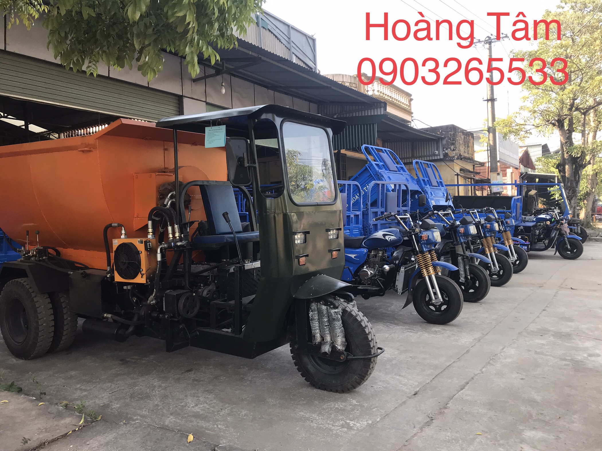 Giá xe 3 bánh chở hàng và địa chỉ bán xe ba bánh chở hàng HT Chuyên ...