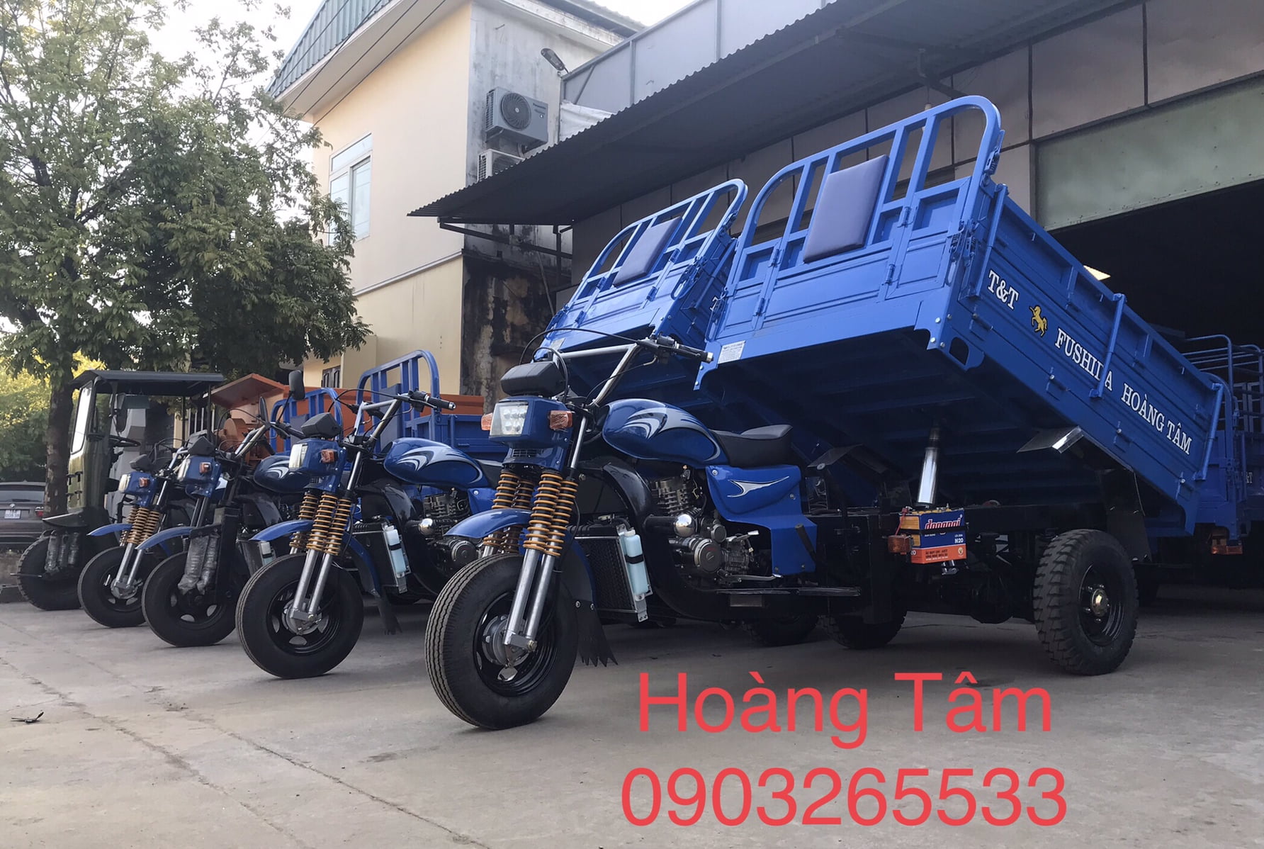 Giá xe 3 bánh chở hàng và địa chỉ bán xe ba bánh chở hàng HT Chuyên ...