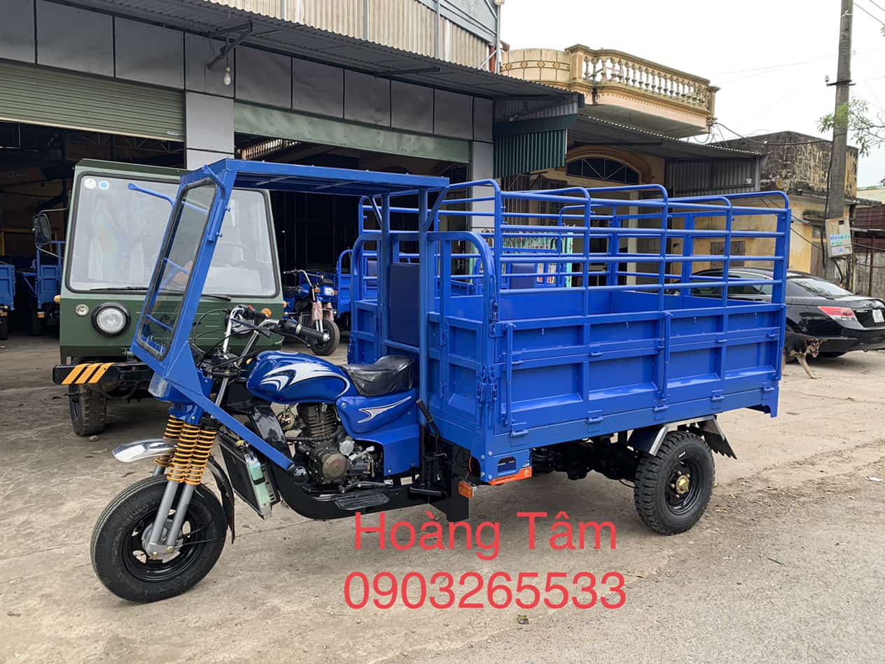 Xe Ba Bánh Chở Trâu Bò - Xe Ba Gác - Xe Lôi Hoàng Tâm Chất Lượng Cao ...