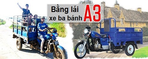 Bằng lái xe Hoa Lâm là bằng A3