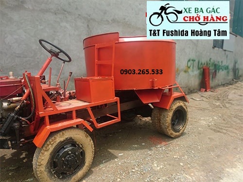 Máy trộn bê tông tự hành cưỡng bức