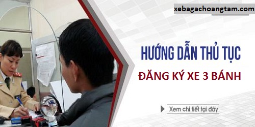 Thủ tục đăng ký xe 3 bánh