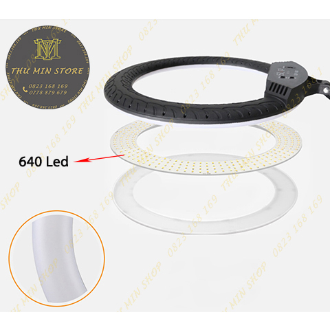 Đèn Livestream RingLight Zhubo 56cm công suất 100W