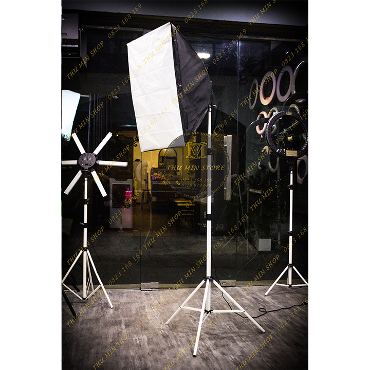 Bộ đèn SOFTBOX 4 bóng LED 200W- Bộ dầy đủ