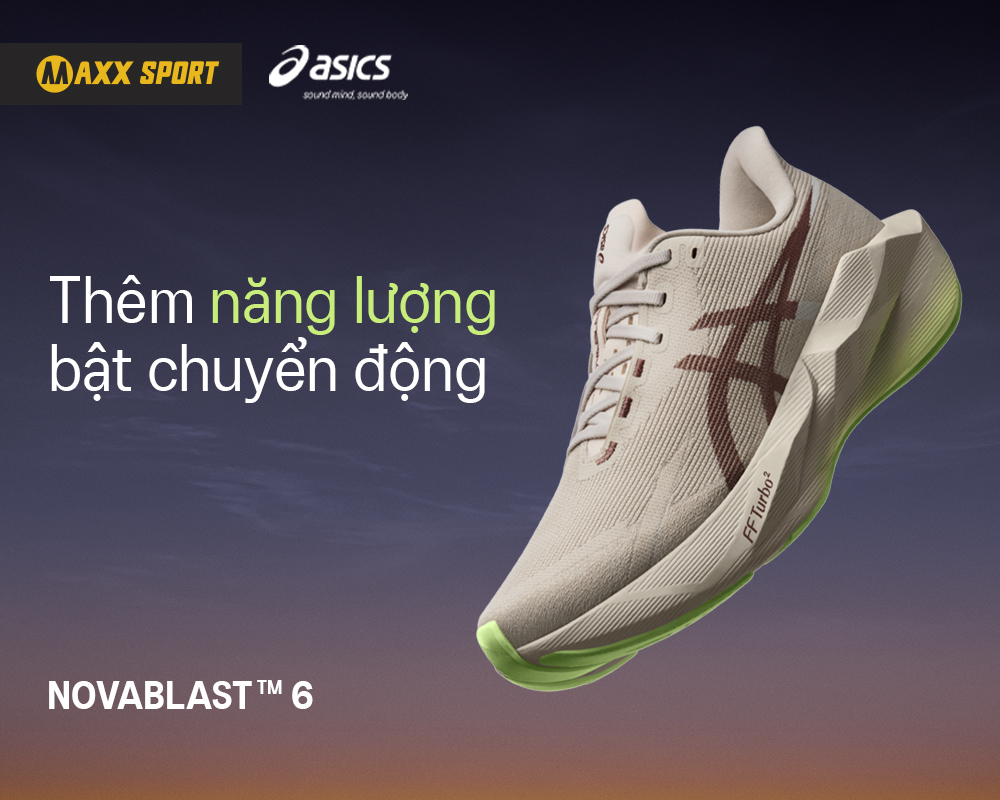 ASICS NOVABLAST 6: Thêm năng lượng - Bật chuyển động