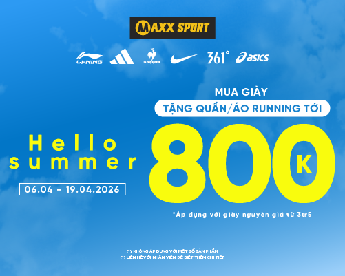 SẮM GIÀY CHẠY, NHẬN QUÀ RUNNING TỚI 800K