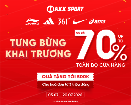 TƯNG BỪNG KHAI TRƯƠNG MAXXSPORT NGUYỄN TRÃI CẦN THƠ