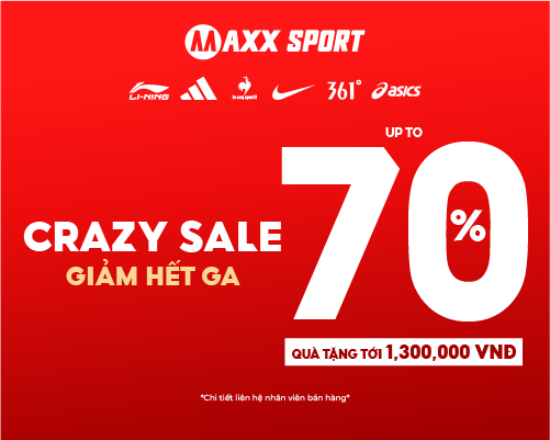 CRAZY SALE - DEAL CHỒNG DEAL KHỞI ĐỘNG MÙA ĐÔNG CÙNG MAXXSPORT