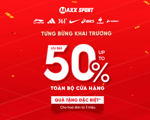 TƯNG BỪNG KHAI TRƯƠNG MAXXSPORT VÕ VĂN NGÂN