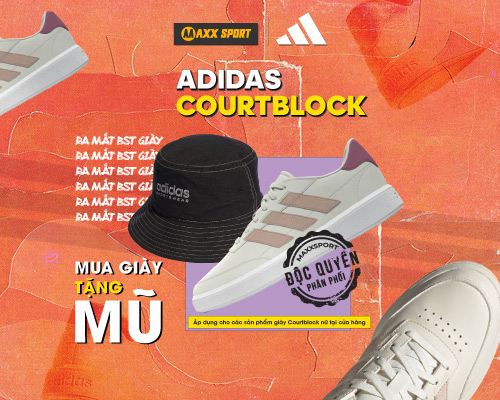 ADIDAS COURTBLOCK CHÍNH THỨC LÊN KỆ ĐỘC QUYỀN TẠI MAXXSPORT