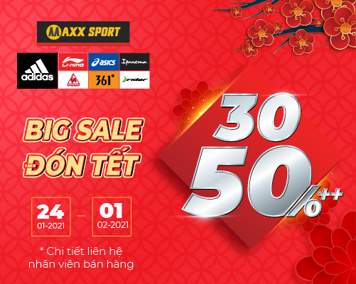 BIG SALE ĐÓN TẾT – SALE 30 – 50%++  CÁC SẢN PHẨM CỰC HOT