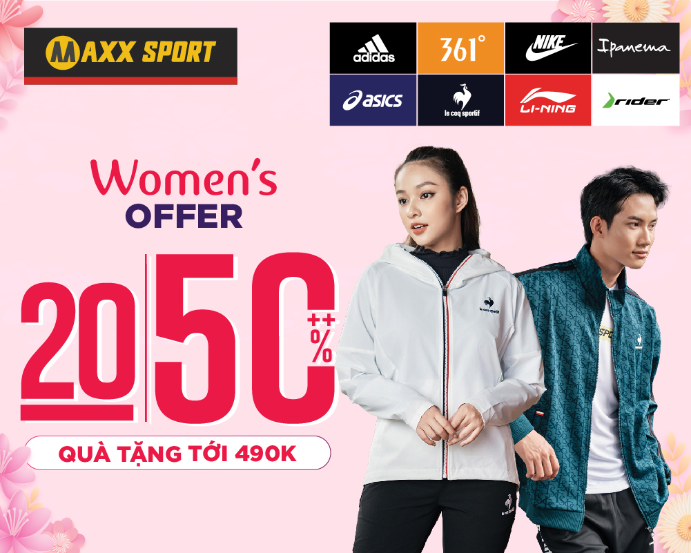 WOMEN'S OFFER 20-50%++ QUÀ TẶNG TỚI 490K