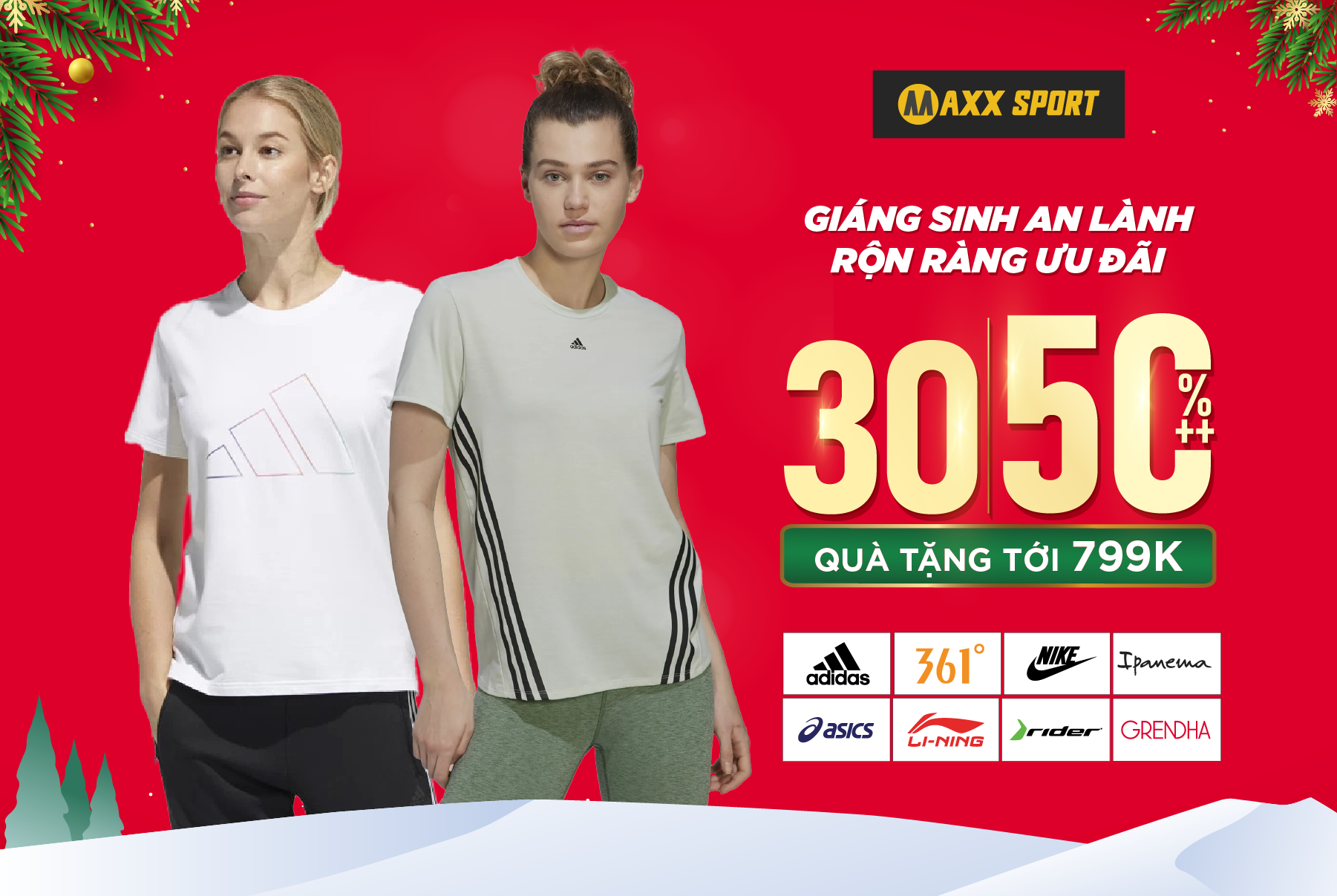 GIÁNG SINH AN LÀNH - TƯNG BỪNG ƯU ĐÃI 30-50%++ & QUÀ TẶNG LÊN TỚI 799K