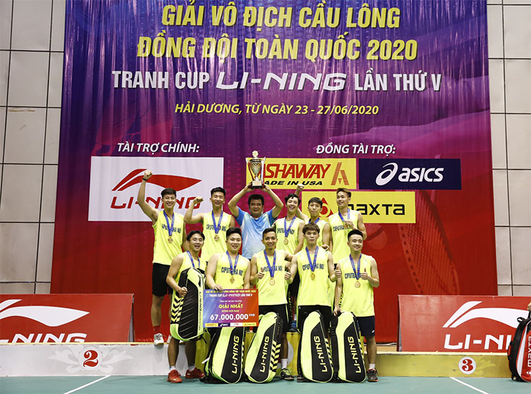 Cảm xúc lẫn lộn tại giải vô địch cầu lông đồng đội toàn quốc 2020 – Cup Li - Ning lần thứ V