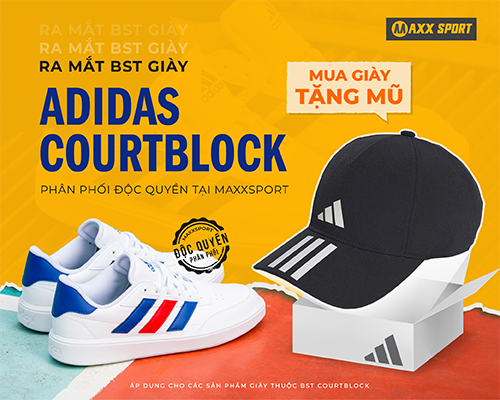 adidas COURTBLOCK CHÍNH THỨC LÊN KỆ TẠI MAXXSPORT