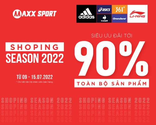 SHOPPING SEASON 2022 - Siêu ưu đãi lên đến 90% toàn bộ sản phẩm