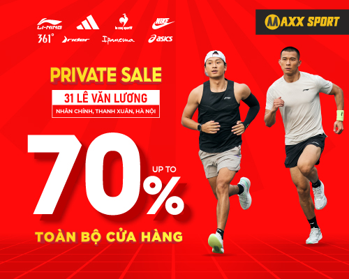 DEAL HOT ĐỘC QUYỀN TẠI MAXXSPORT LÊ VĂN LƯƠNG