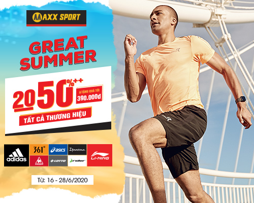 GREAT SUMMER - SALE 20-50%++ TẤT CẢ THƯƠNG HIỆU & TẶNG QUÀ TỚI 390K