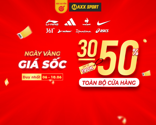 NGÀY VÀNG GIÁ SỐC - SALE TỚI 50% TOÀN BỘ CỬA HÀNG