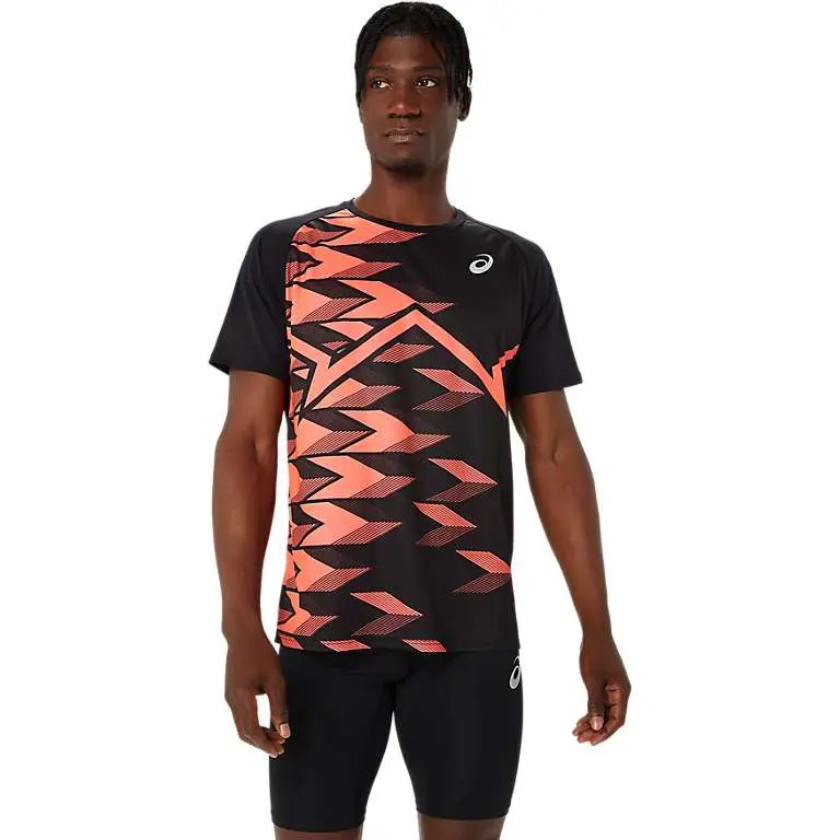 Áo T-shirt Nam ASICS LIGHT GRAPHIC SHORT SLEEVE TOP 2091A666.001