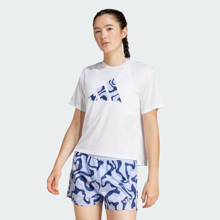 Áo T-shirt chạy bộ adidas Brand Love Run It Nữ - JD2349