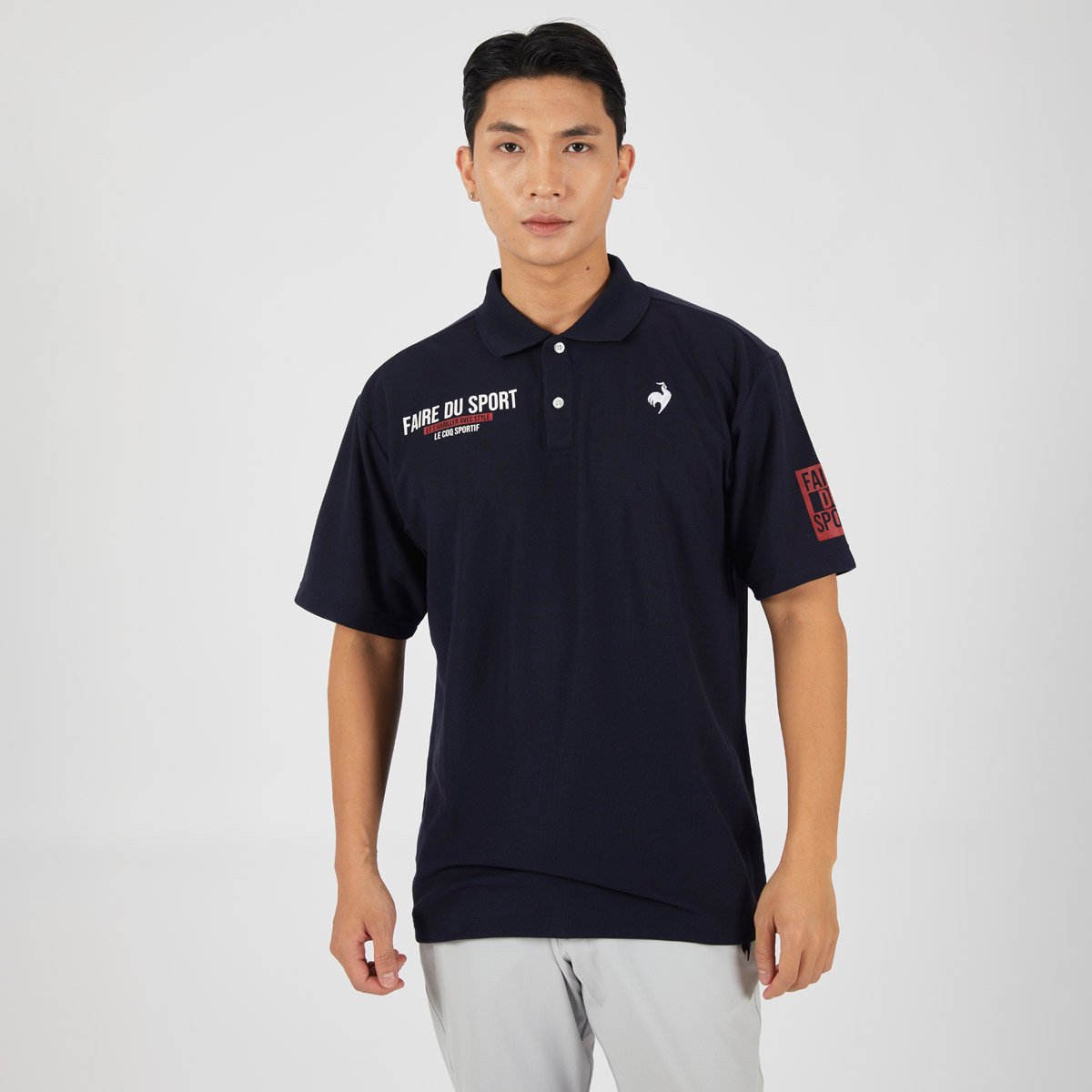 Áo Polo le coq sportif Nam QMMXJA96AV-NV