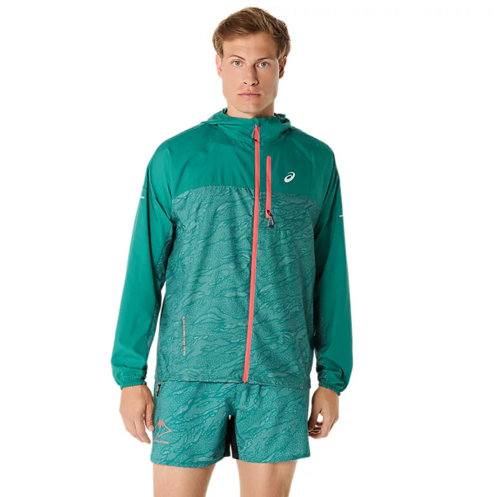 Áo gió chạy trail ASICS FUJITRAIL PACKABLE WINDBREAKER Nam - 2011C991.300