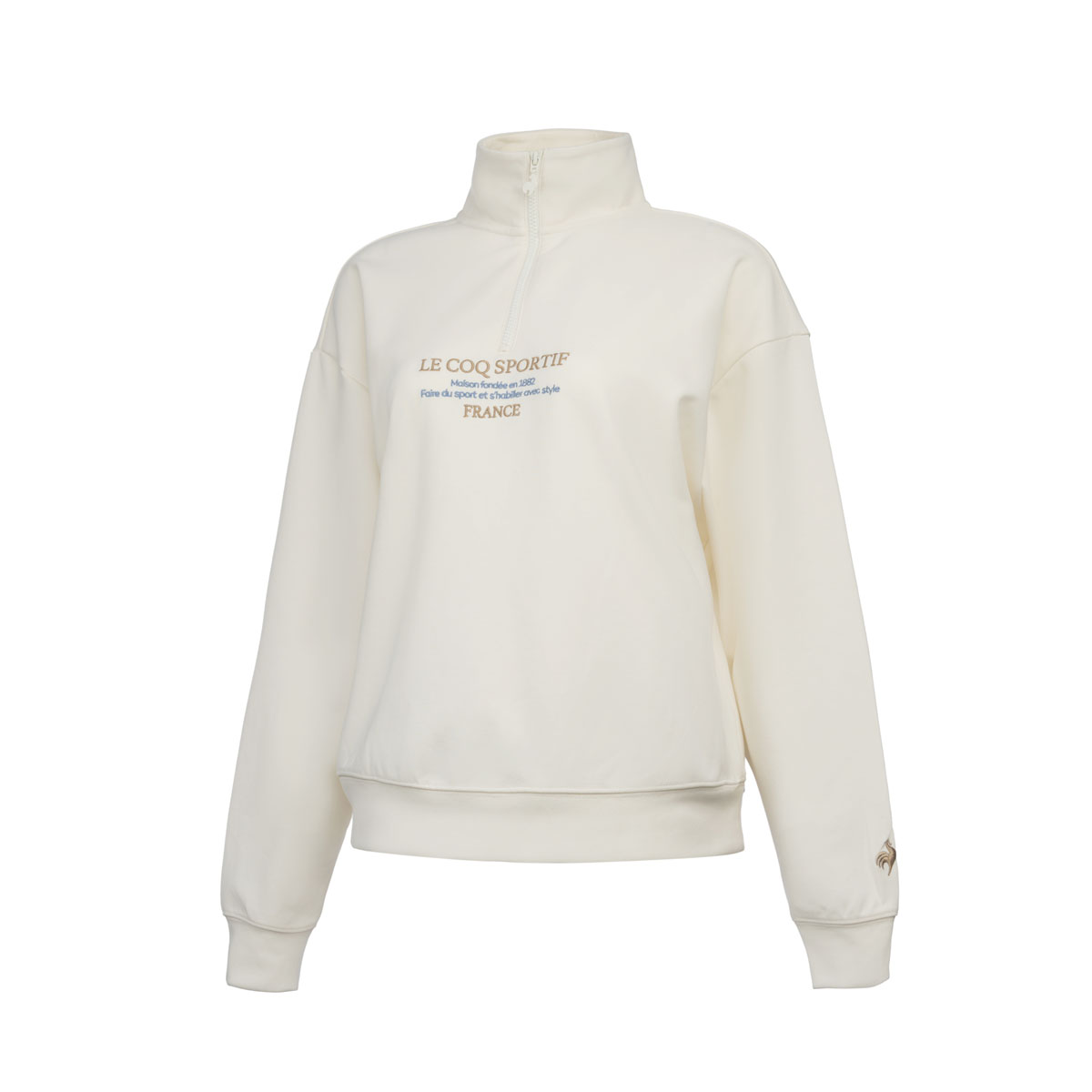 Áo nỉ le coq sportif Nữ LT5SSW40LV-WH01