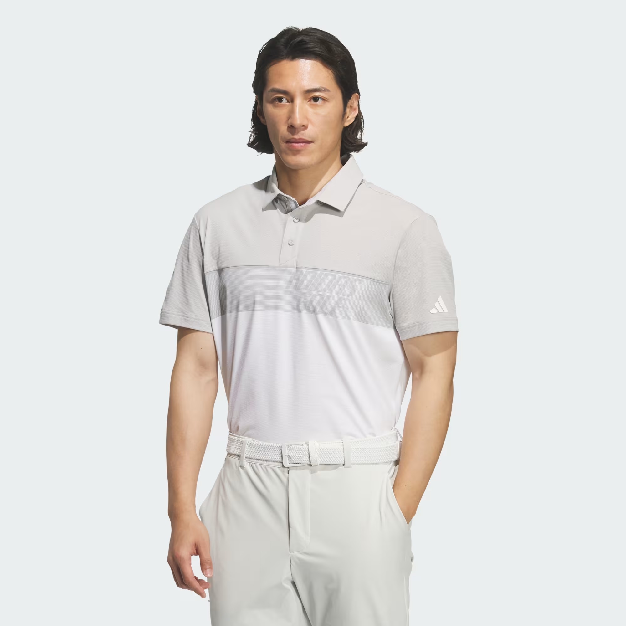 Áo Polo golf adidas Color Block Nam - KE7809