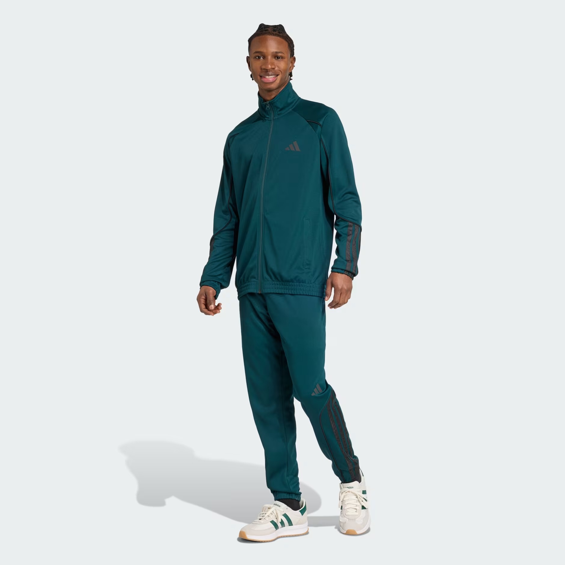 Bộ quần áo nỉ adidas Stadium 3 sọc Nam - JX5528