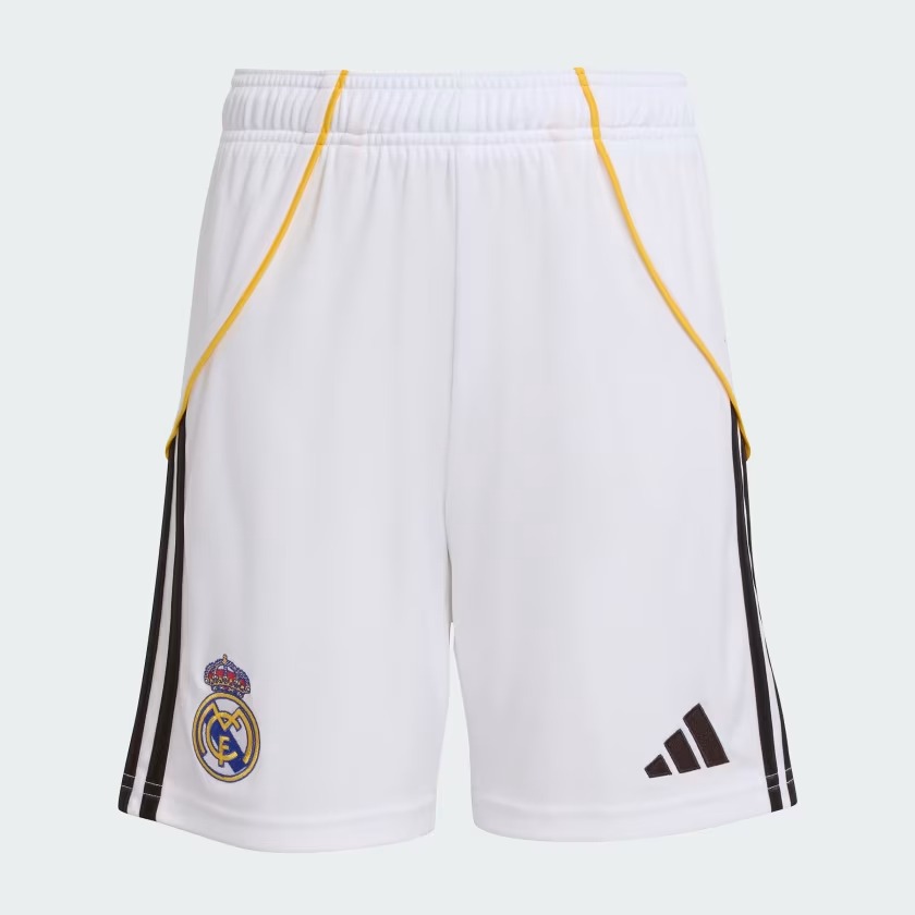 Quần short trẻ em adidas Sân nhà Real Madrid 25/26 Unisex JN8878