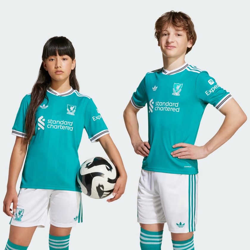 Áo jersey bóng đá trẻ em adidas Thứ Ba Liverpool FC 25/26 Unisex - JV6468