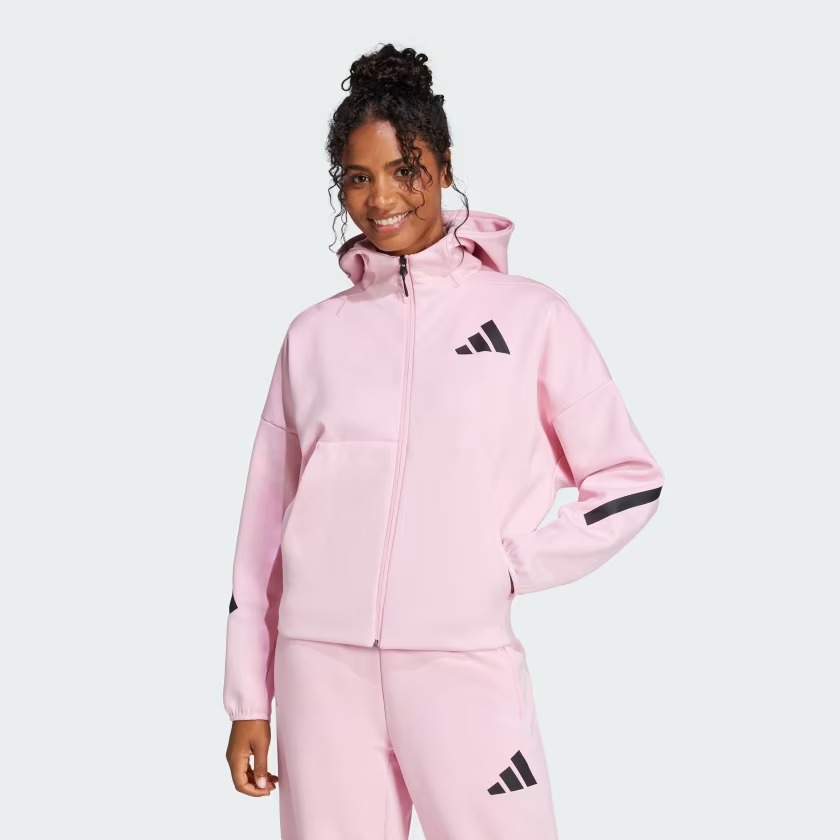 Áo hoodie adidas Z.N.E. khoá kéo Nữ - JC5393