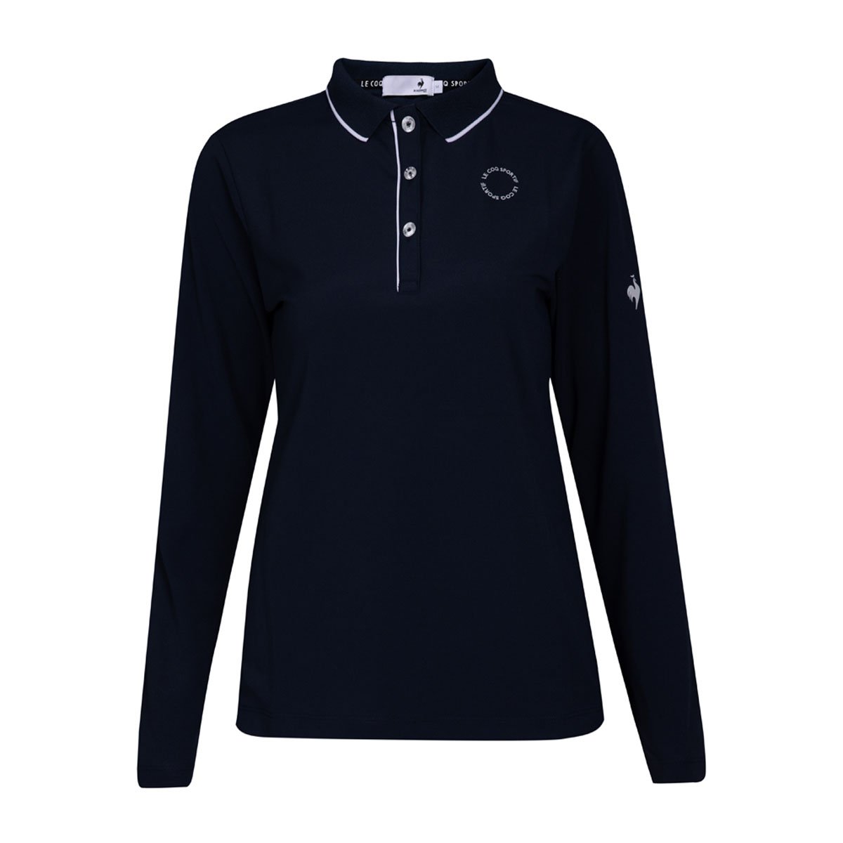 Áo dài tay có cổ le coq golf Nữ LG4FLS00LV-NV00